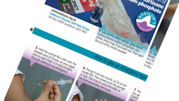 How to give an emergency injection - leaflets for your kit