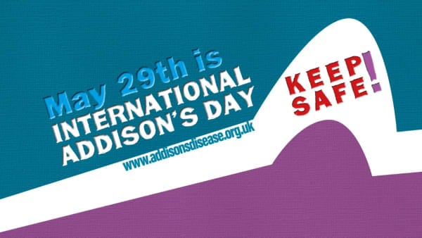 The ADSHG invites you to take part in International Addison's Day - 29th May - 2020